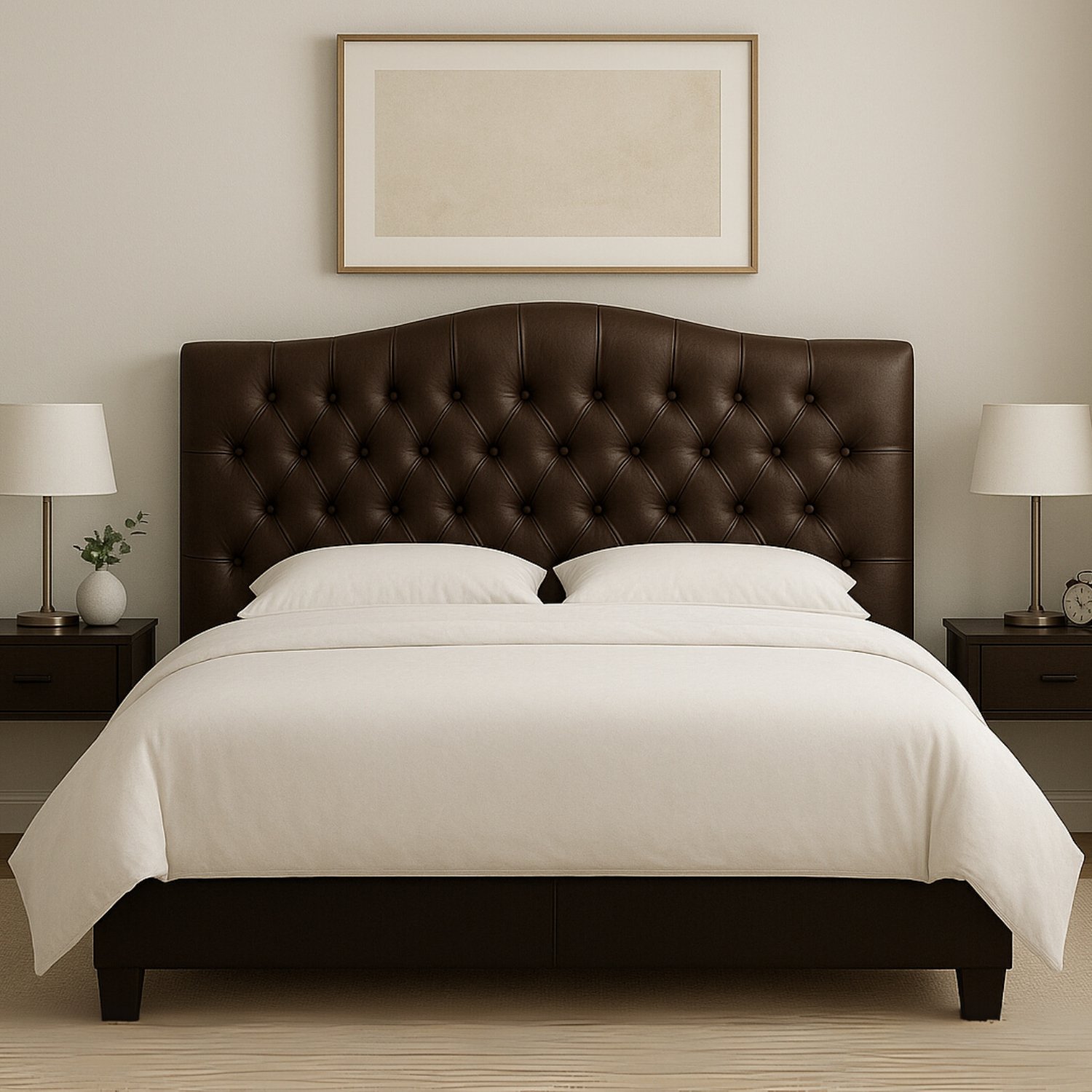 Cabeceira Casal Berlim Marrom - R.A ESTOFADOS