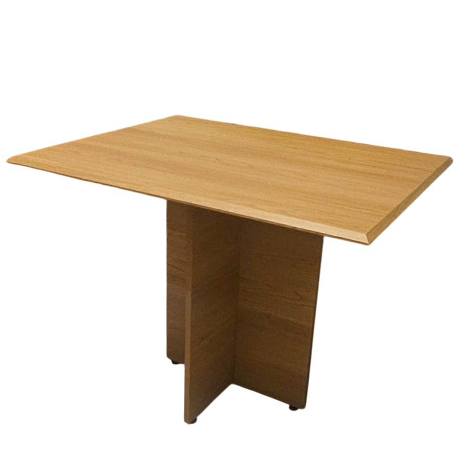 Mesa Pérola 120 Imbuia Mel (Tampo Viena s/vidro) - CARVALHO DECOR - Imagem 3