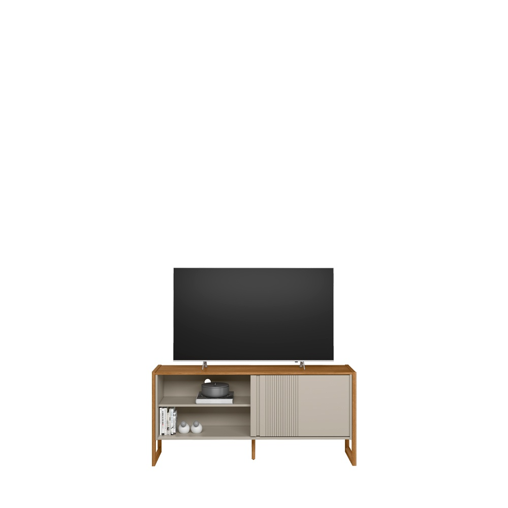 Rack até 55" Gold Nature/Off White - LINEA BRASIL - Imagem 5