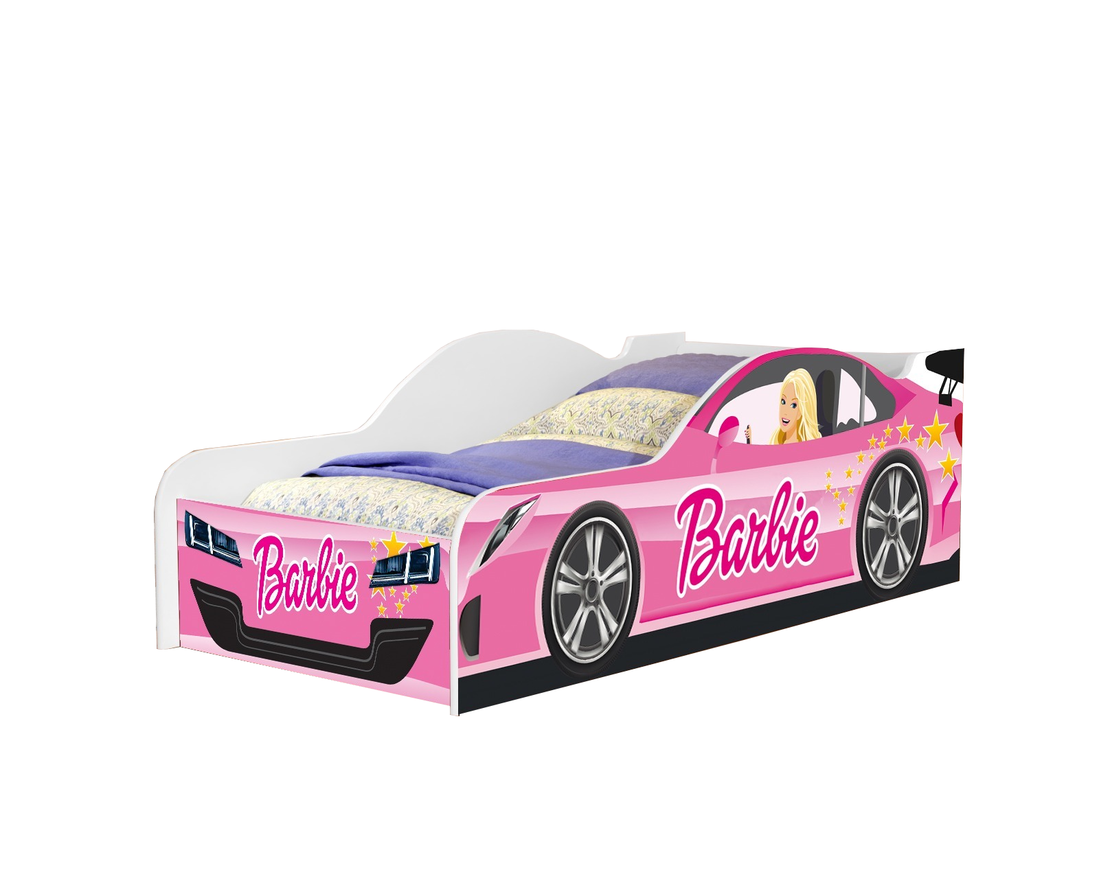 Cama Juvenil Carro (Menina) Barbie 15 - MADEC/VJ MÓVEIS - Imagem 2