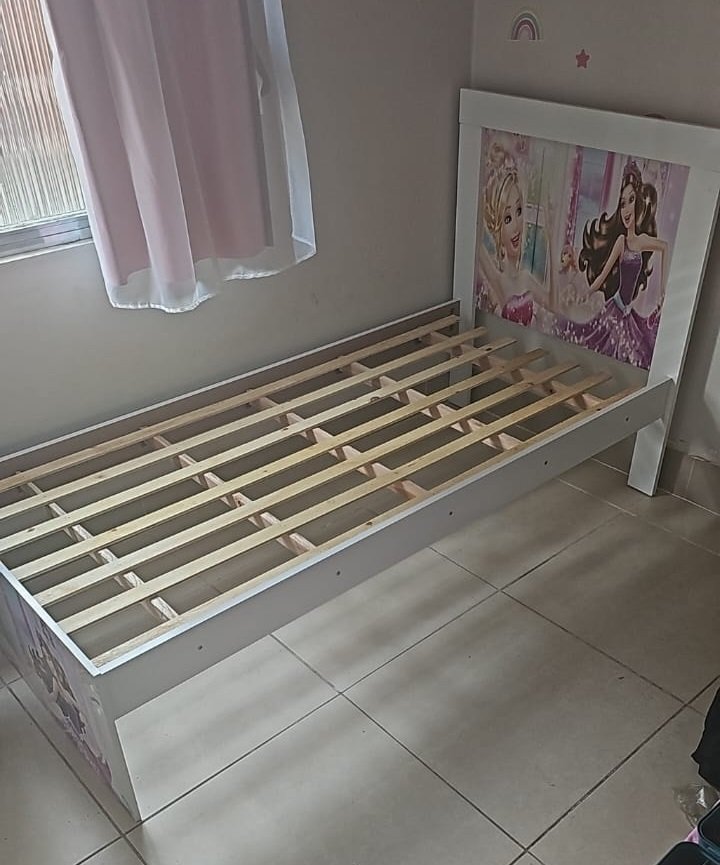 Cama Solteiro Marina (Menina) Barbie 004 - MADEC/VJ MÓVEIS - Imagem 3