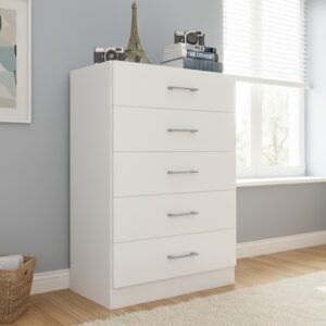 Cômoda 5 Gavetas Aruba Branco - FELLICCI