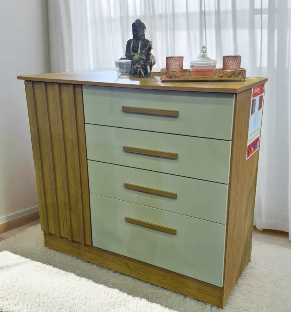 Cômoda Guarani/Chade Ripado Cinamono/Off White - TCIL - Imagem 2