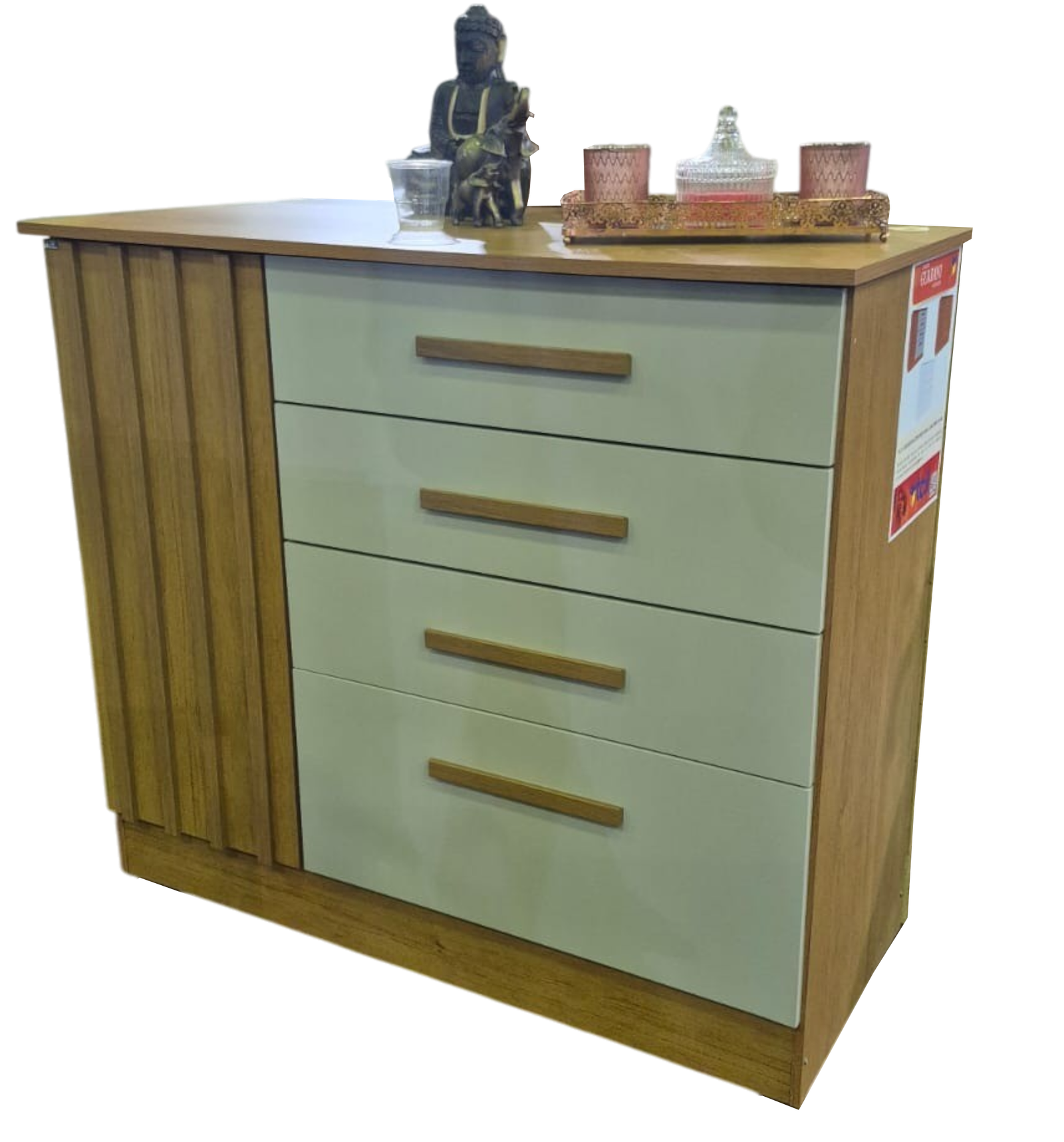 Cômoda Guarani/Chade Ripado Cinamono/Off White - TCIL - Imagem 6