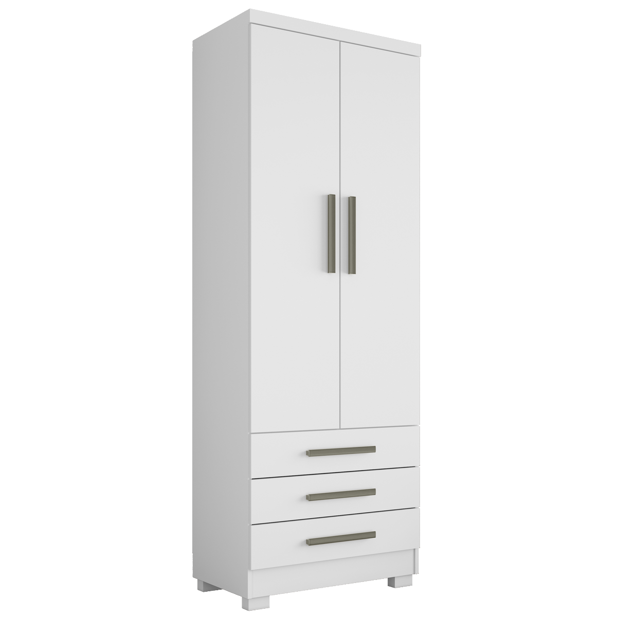 Guarda-Roupa Floripa 0,61 m Branco - RUDRACK - Imagem 2