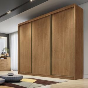 Guarda-Roupa Sollo Plus 2,744 m Cumarú/Fendi/Cumarú - NOVO HORIZONTE