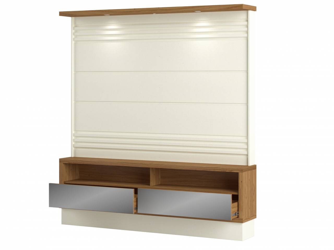 Home até 65" Sara TB178E Off White/Freijó - DALLA COSTA - Imagem 3