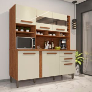 Kit Cozinha Alexia 1,80 Cinamono/Off White – IMOP