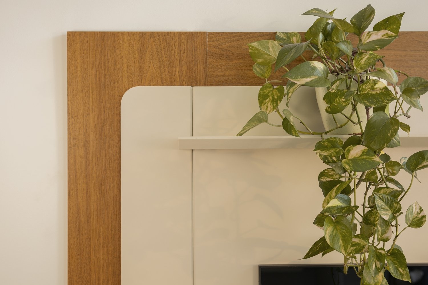 Painel Home até 65" Lugano Nature/Off White - LINEA BRASIL - Imagem 4