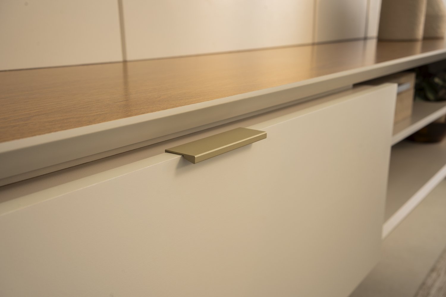 Painel Home até 65" Lugano Nature/Off White - LINEA BRASIL - Imagem 6