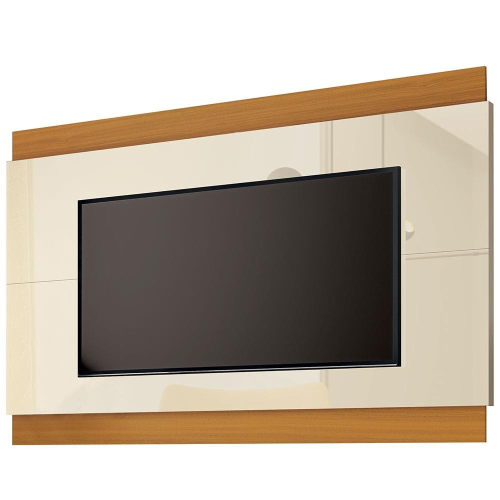 Painel até 75" Legacy 2.0 Off White/Cedro Natural - EDN MÓVEIS - Imagem 2