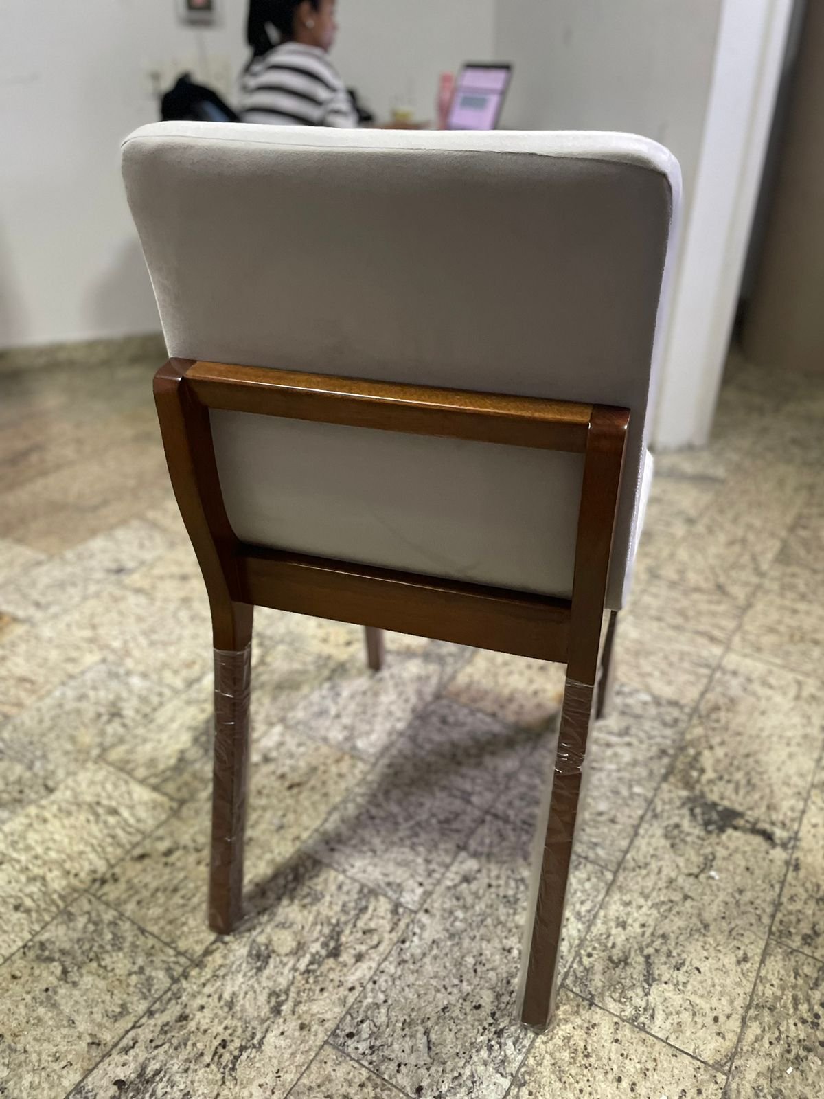 Kit 2 Cadeiras Petra Mel Bege - ART ASSENTOS - Imagem 5