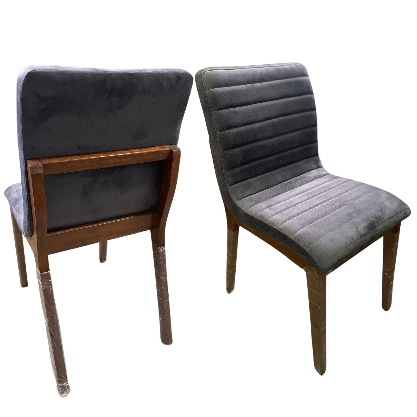 Kit 2 Cadeiras Petra Mel/Cinza Grafite - ART ASSENTOS - Imagem 5