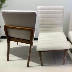 Kit 2 Cadeiras Petra Mel Bege - ART ASSENTOS