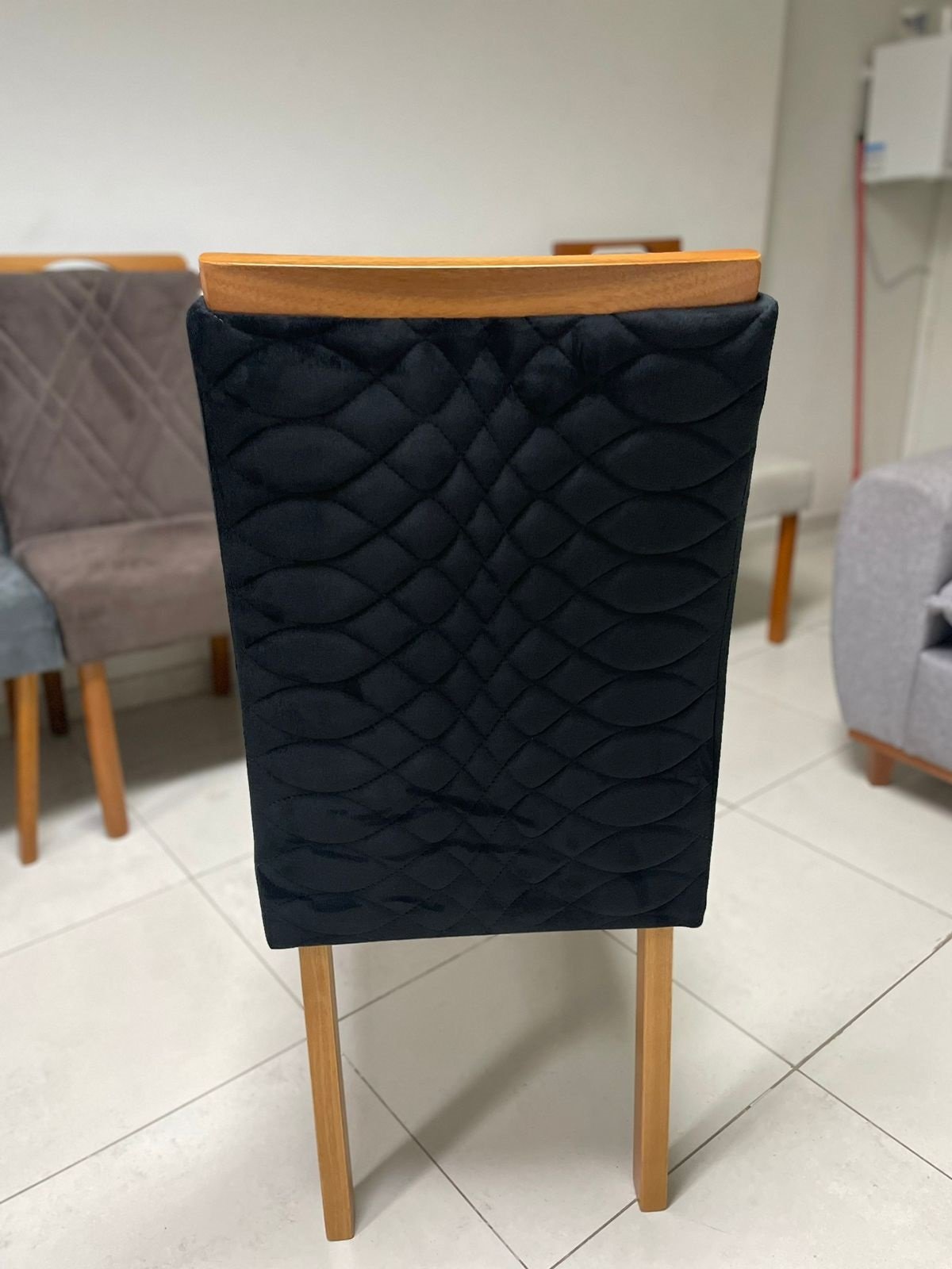 Kit 2 Cadeiras Hamburgo Mel/Preto - ART ASSENTOS - Imagem 4