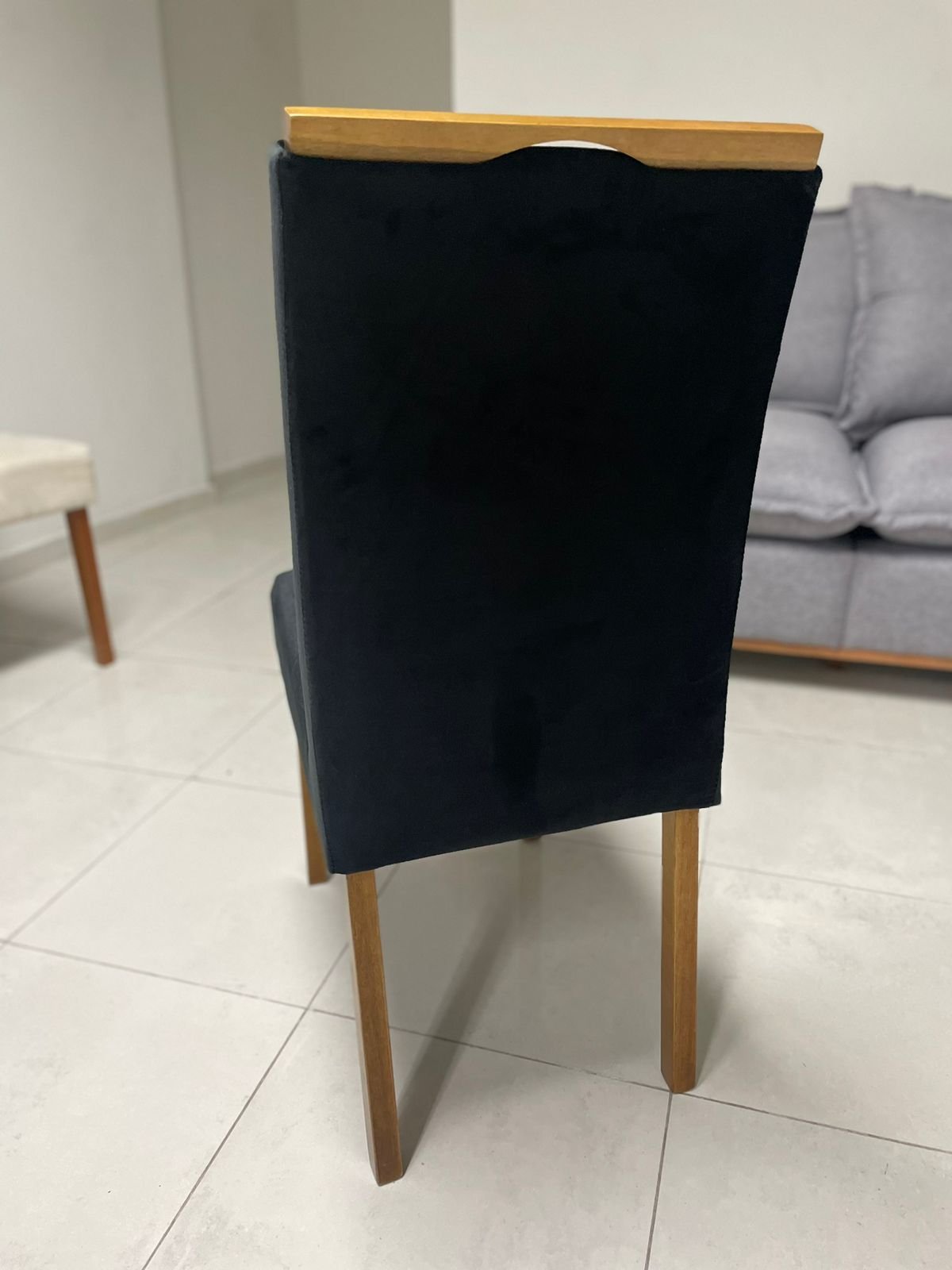 Kit 2 Cadeiras Stella Mel Naturale Preto – CLEFATOS DECOR - Imagem 2