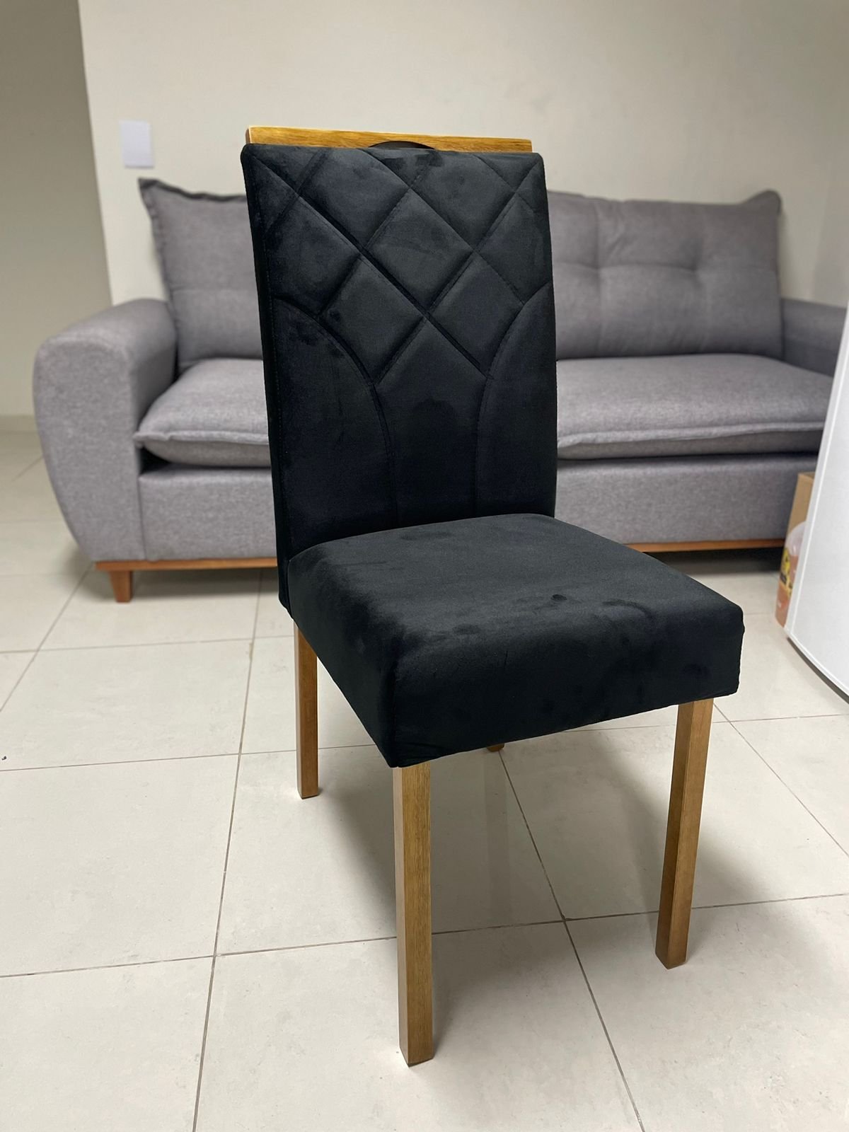 Kit 2 Cadeiras Stella Mel Naturale Preto – CLEFATOS DECOR - Imagem 4