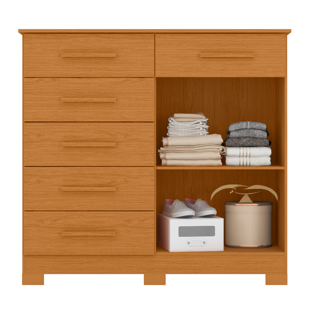 Cômoda Xangai Cinamono - MÓVEIS ALBATROZ - Imagem 3