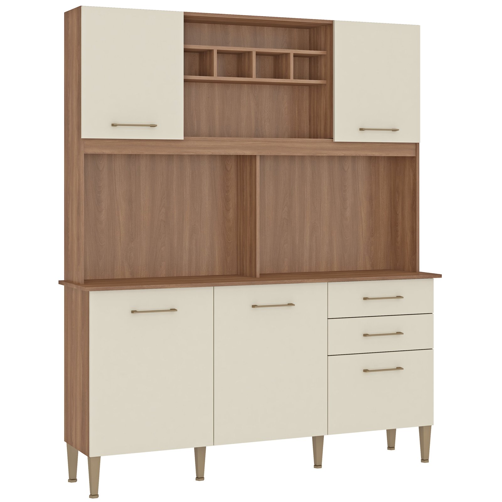 Kit Cozinha Alice/Laura C303 1,62 m Manchester/Champagne - FELLICCI - Imagem 3