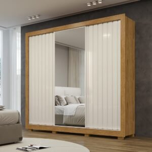 Guarda-Roupa Teresópolis 2,25 m Cinamono/Areia - RUD RACK