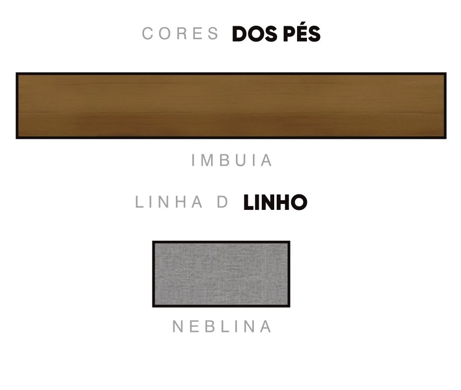 Kit 2 Cadeiras Pérola Imbuia/Linho Cinza Prata - DOBUÊ MOVELARIA - Imagem 3