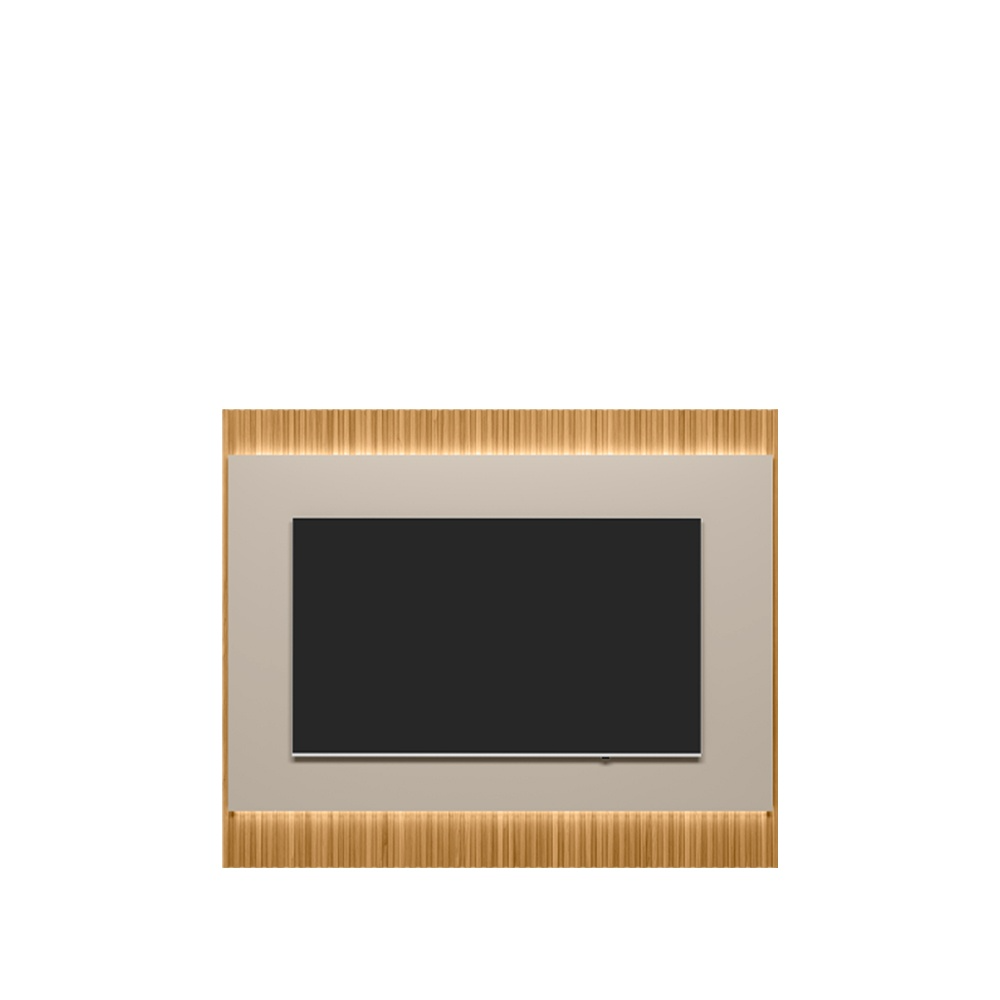 Painel até 70" São Paulo 1.8 Tauari/Off White Fosco - LINEA BRASIL - Imagem 7