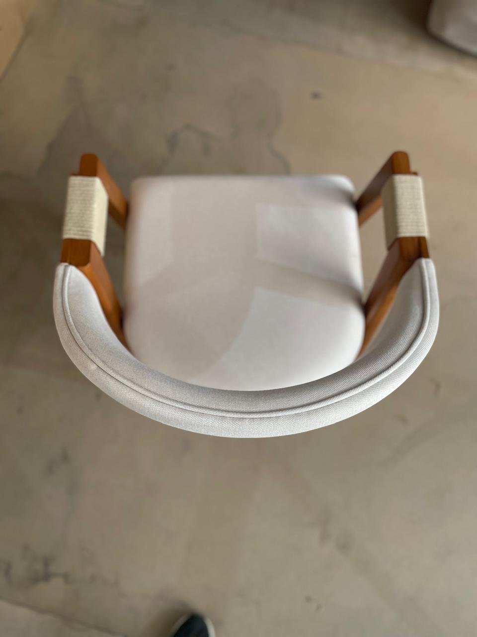 Kit 2 Cadeiras Ravenna Castanho/Linho Bege - GARDIM MÓVEIS - Imagem 9