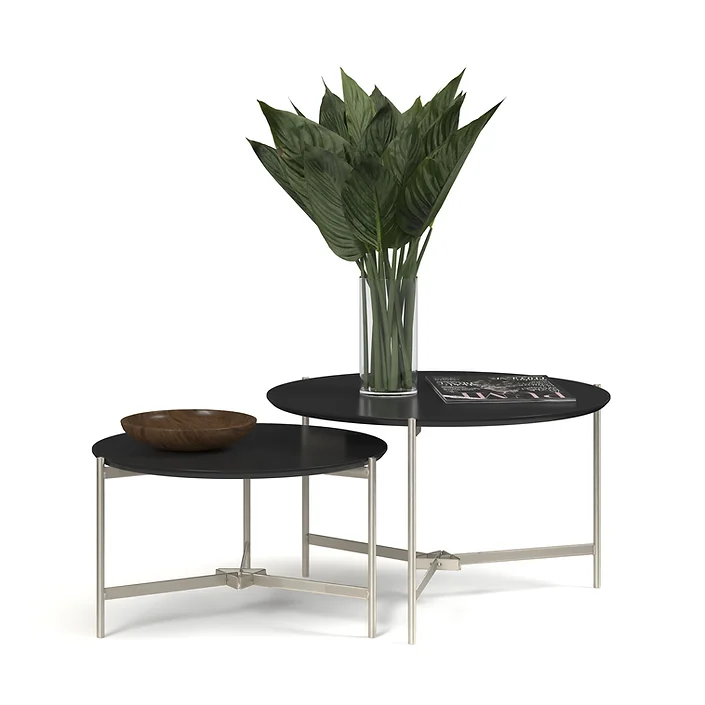 Mesa de Centro Prisma Preto - EJ MÓVEIS - Imagem 2