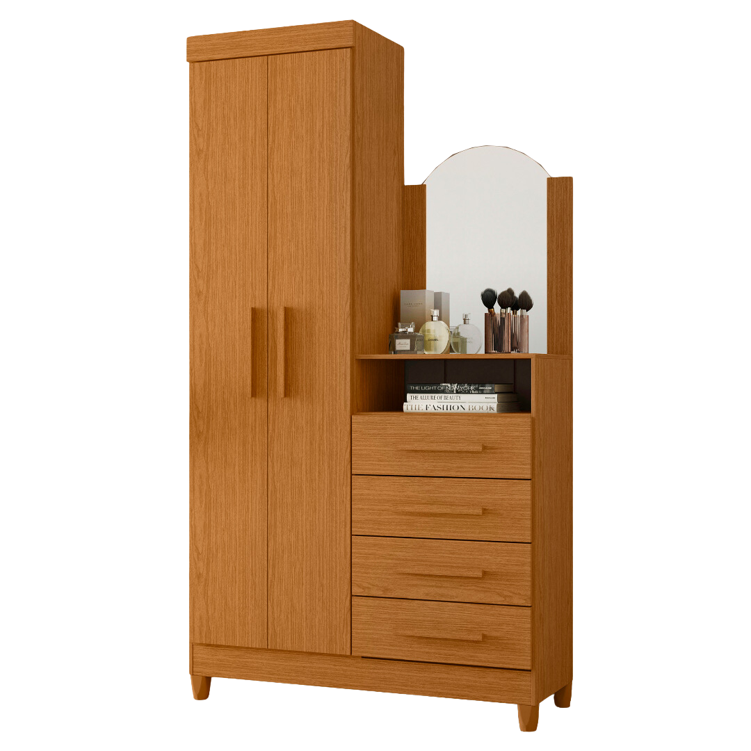 Guarda-Roupa/Cômoda Capri Cinamono - MÓVEIS ALBATROZ - Imagem 2