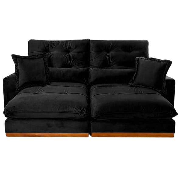 Sofá Retrátil e Reclinável Arthur/Toronto 2,30 m Preto 4062 – D’VITRINE ESTOFADOS - Imagem 5