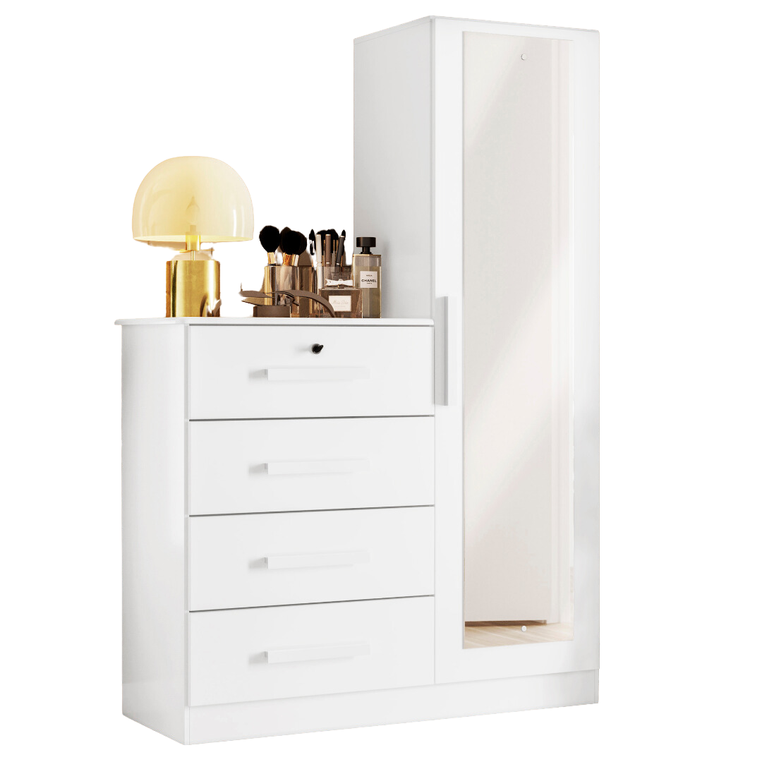 Cômoda Belize Plus Branco Fosco - MÓVEIS ALBATROZ - Imagem 2