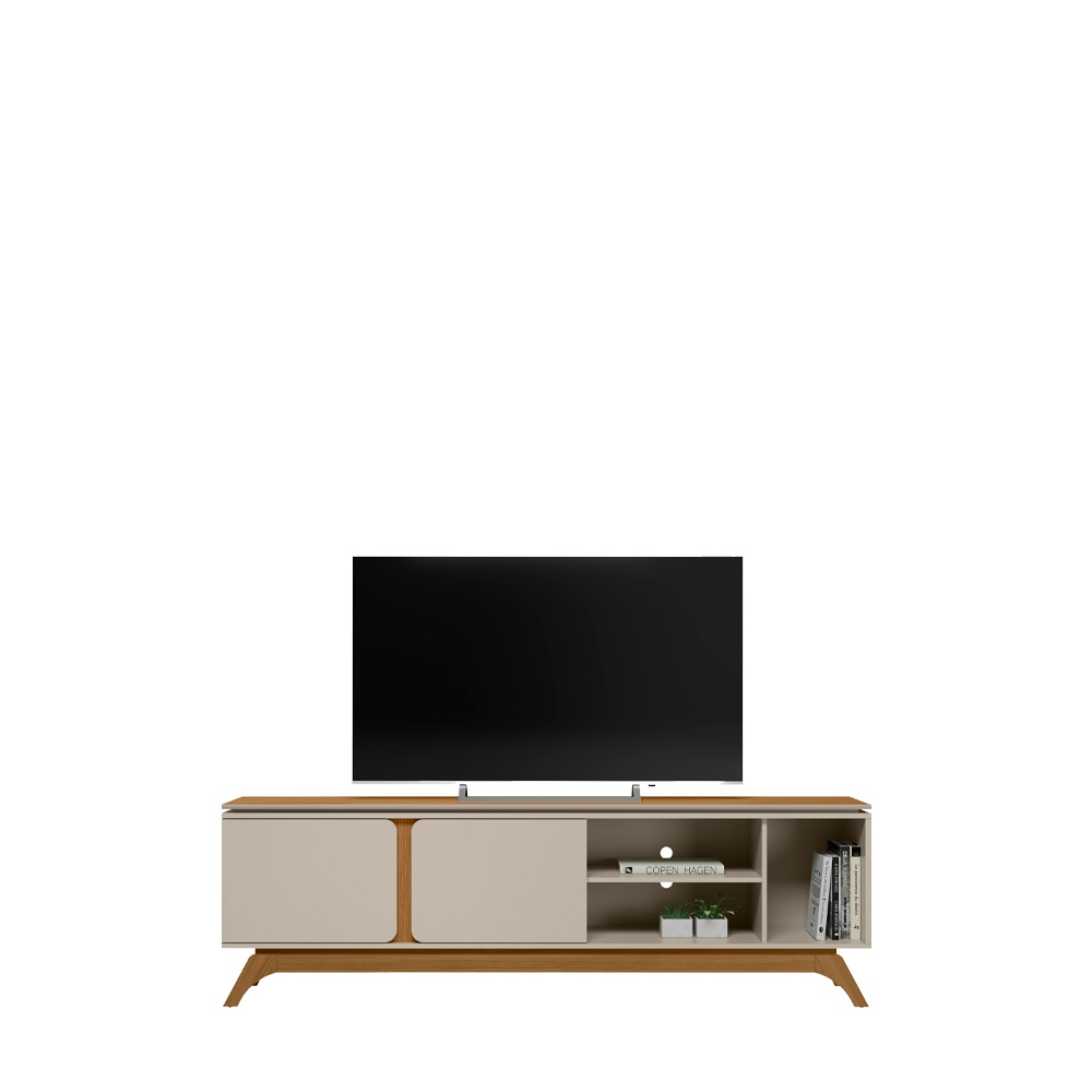 Rack até 70" Istambul Nature/Off White - LINEA BRASIL - Imagem 7