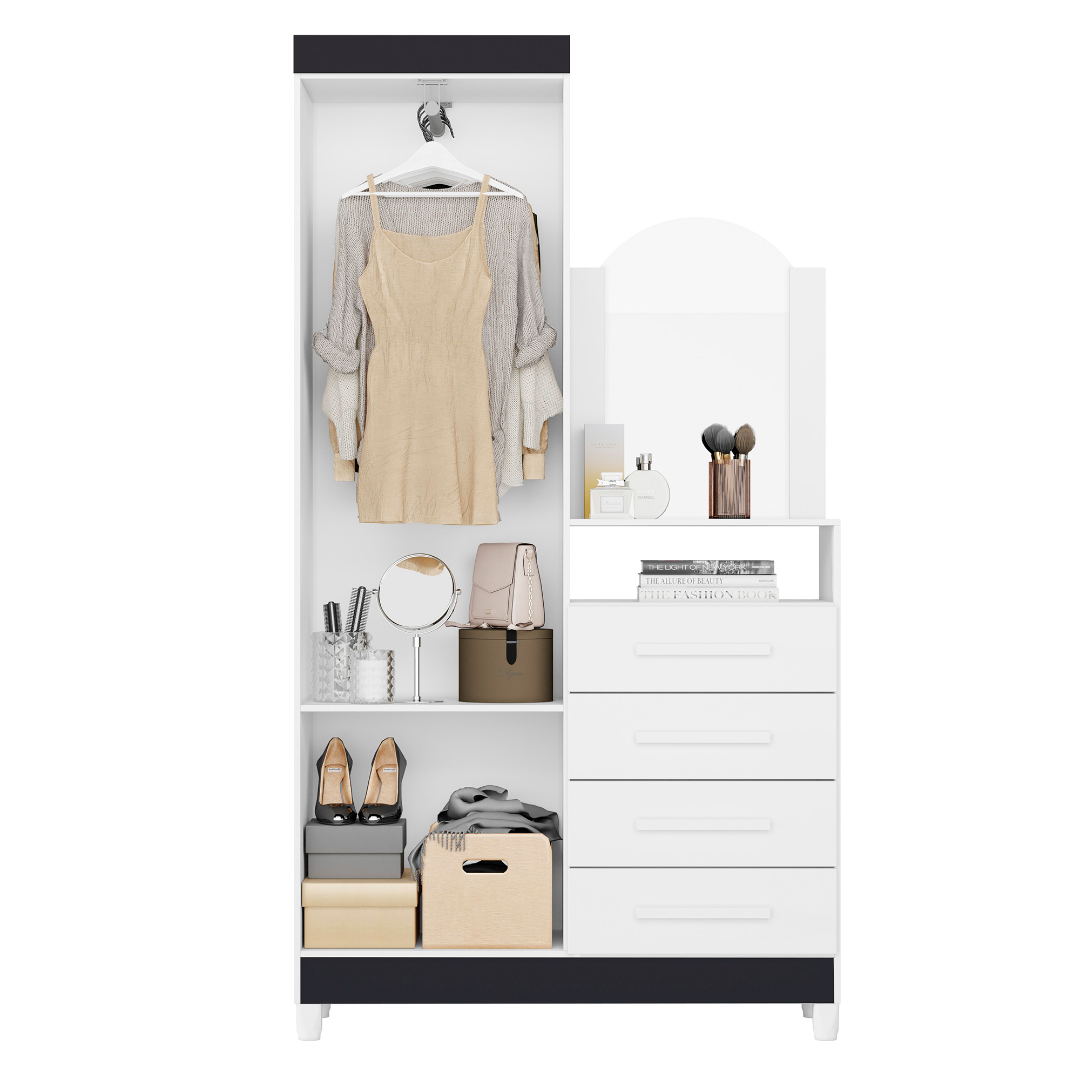 Guarda-Roupa/Cômoda Capri Quadriflex - MÓVEIS ALBATROZ - Imagem 5