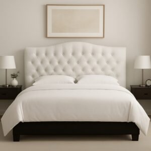 Cabeceira Casal Berlim Branco - R.A ESTOFADOS