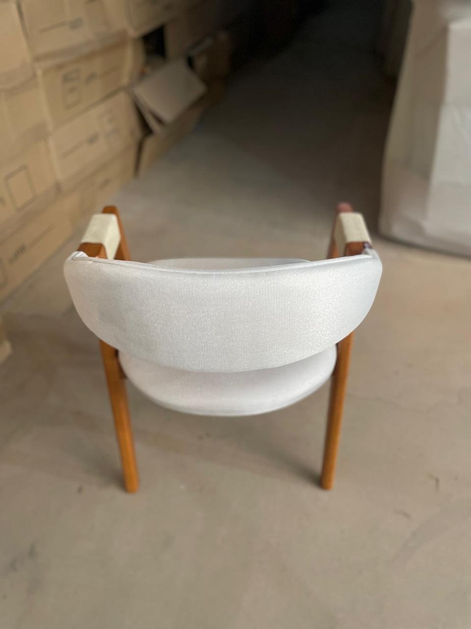 Kit 2 Cadeiras Ravenna Castanho/Linho Bege - GARDIM MÓVEIS - Imagem 8