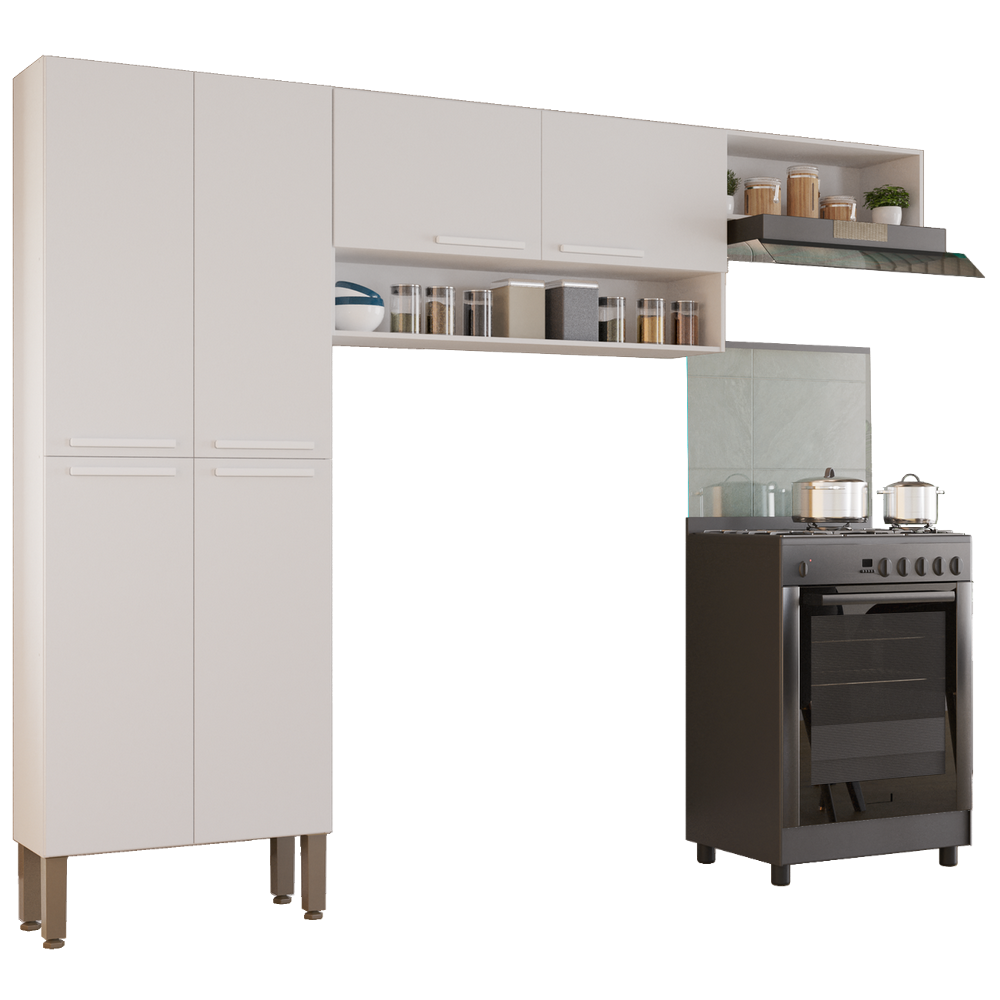 Cozinha 3 Peças Madri Branco - SALLÊTO - Imagem 4