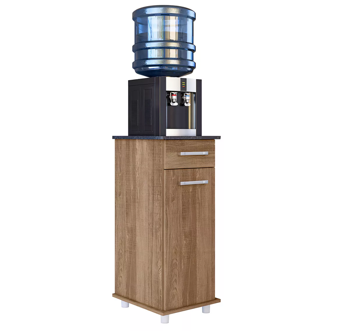 Balcão Simples Isis Carvalho Nature - NICIOLI - Imagem 2