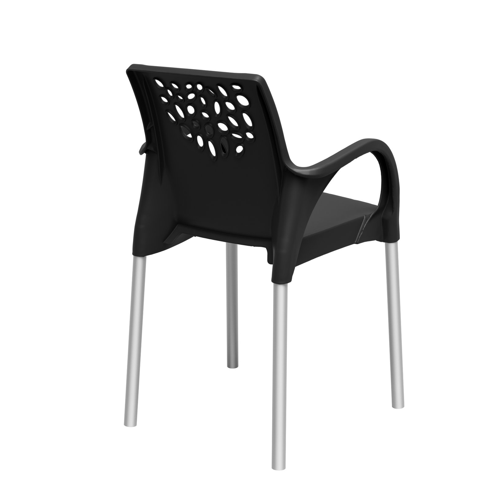 Poltrona Deluxe Preto - FORTE PLÁSTICO - Imagem 2