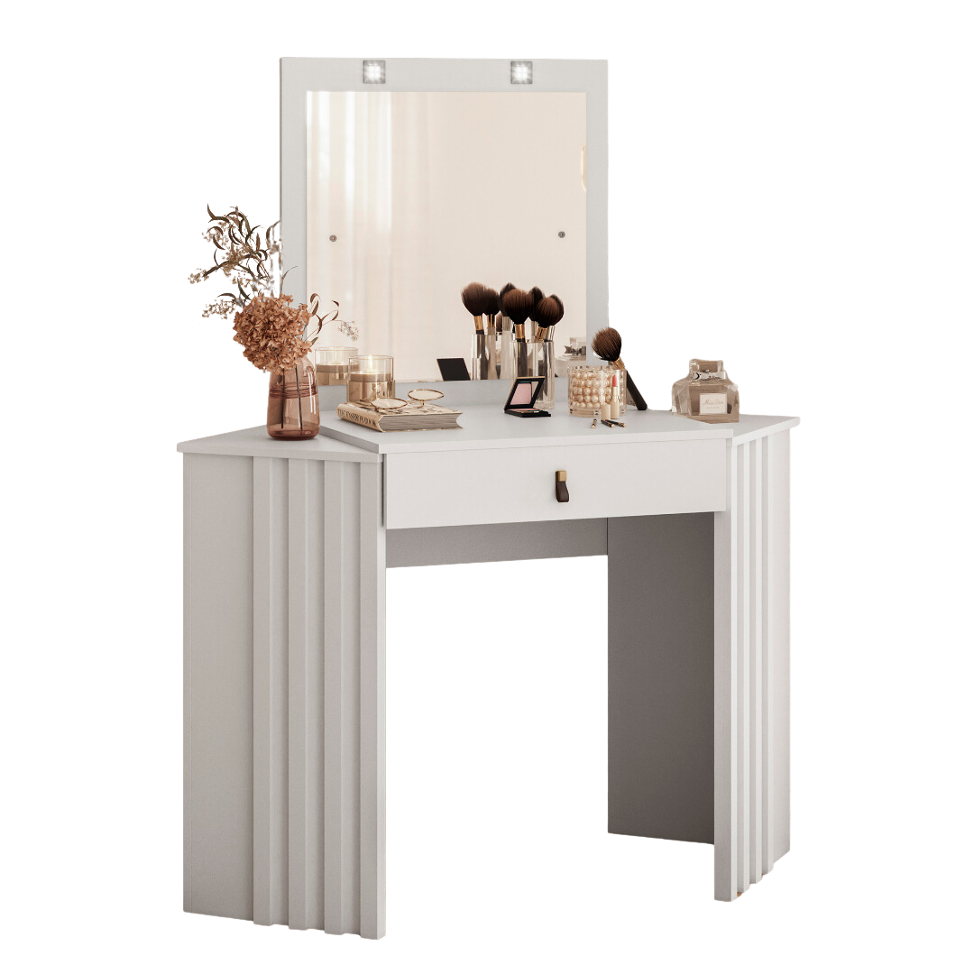 Camarim Canto Glitter Branco Fosco - MÓVEIS ALBATROZ - Imagem 2