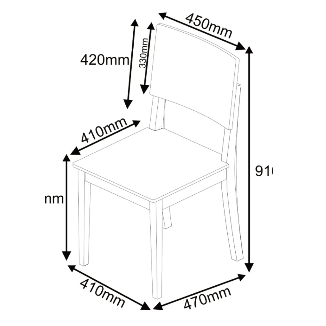 Kit 2 Cadeiras Pérola Imbuia/Linho Cinza Prata - DOBUÊ MOVELARIA - Imagem 4