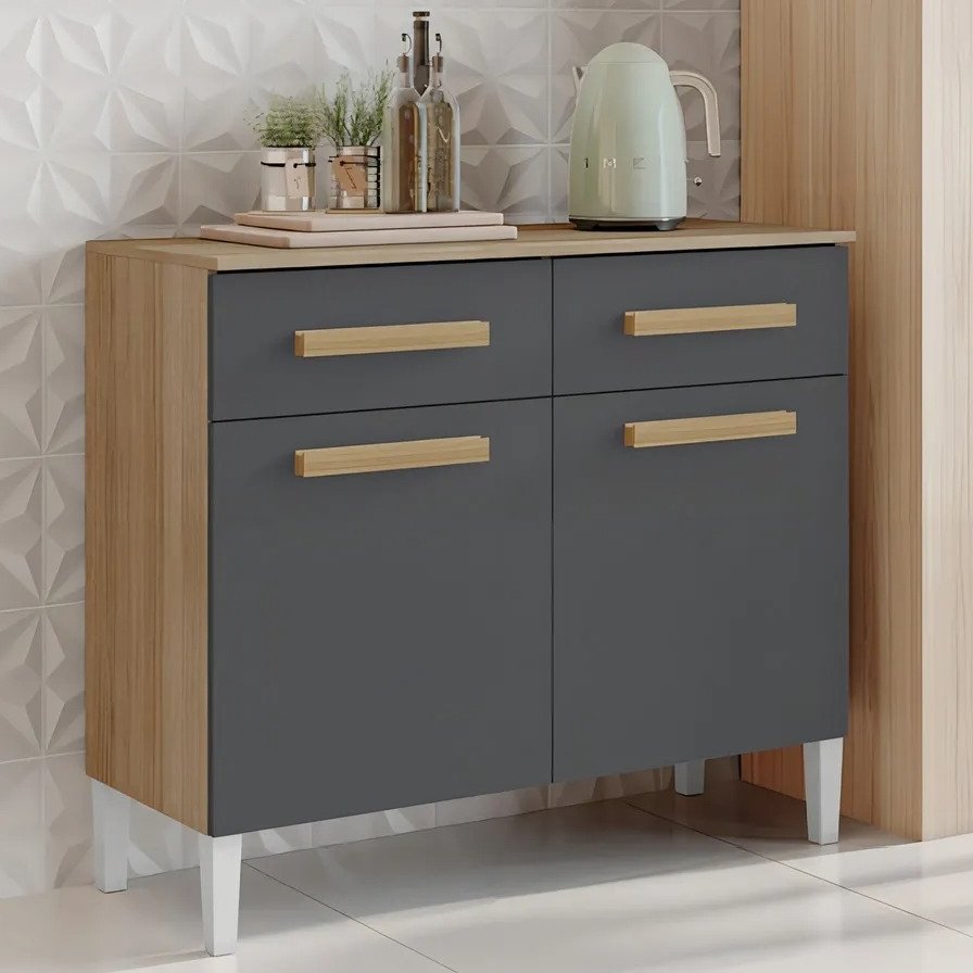 Balcão Juma/Lilian Atacama/Grafite – ARAMÓVEIS