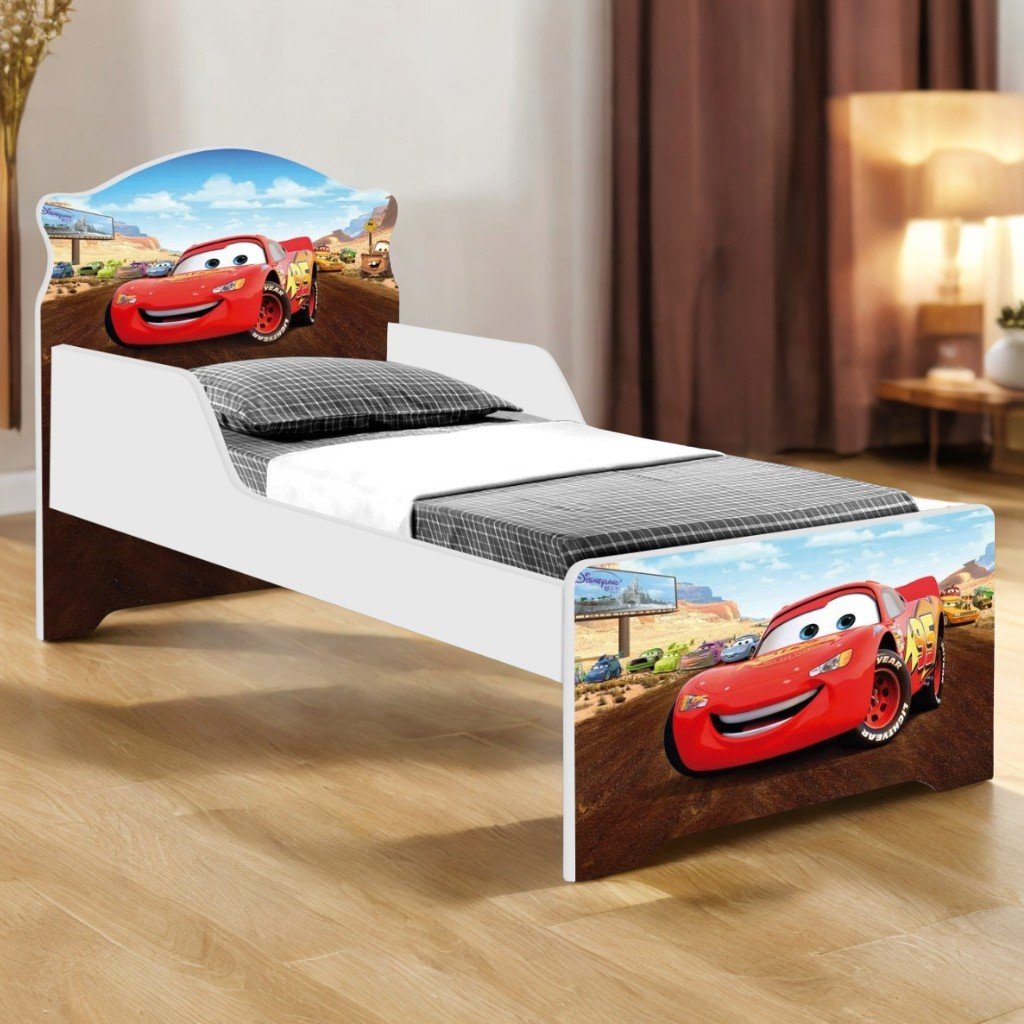 Mini Cama Juvenil Lívia (Menino) Carros 404186 – MADEC/VJ MÓVEIS