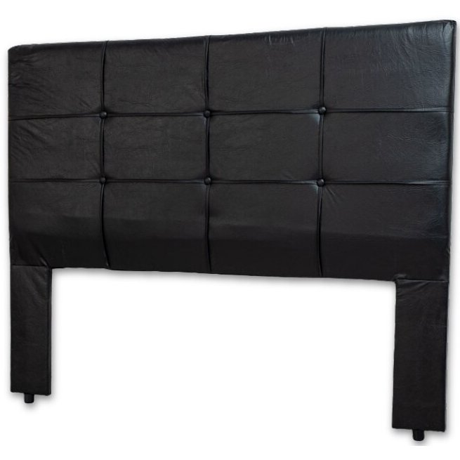 Cabeceira Casal Eslovênia Corino Preto - R.A ESTOFADOS - Imagem 3