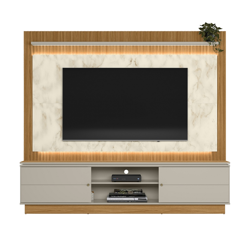 Home até 75" Guararapes Nature/Off White - LINEA BRASIL - Imagem 13