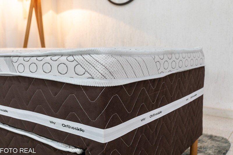 Cama Box Solteiro Livina Molas Ensacadas + Cama Auxiliar Orthoside - Imagem 6