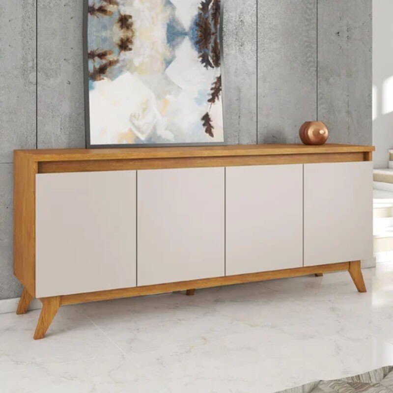 Buffet Filipe Mel/Off 4 Portas Larg. 1.56m - Viero