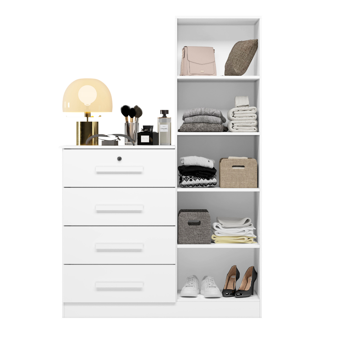 Cômoda Belize Plus Branco Fosco - MÓVEIS ALBATROZ - Imagem 3