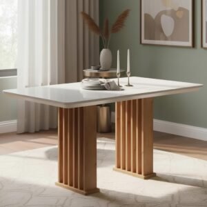 Mesa Mona/Munique 160 Mel/Blonde Off White - VIERO MOVEIS