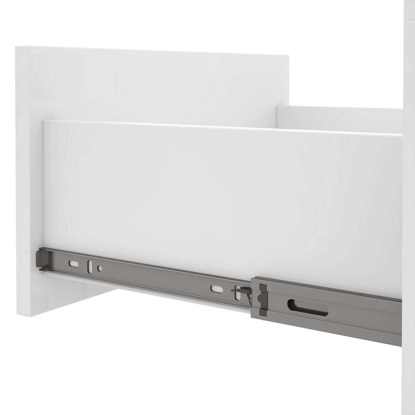 Cômoda 6 Gavetas com Sapateira Da Vinci Branco - LOPAS - Imagem 5