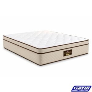 Colchão Casal Molas Ensacadas BlueWave Londres Gazin 138x188x32 cm | Suporta até 240kg